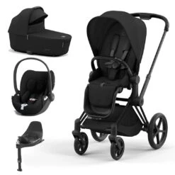 CYBEX Priam Cloud T Travel System - Sepia Black -Cybex cybex priam sepia black matt black cloud t flat 4