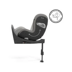 CYBEX Sirona T I-Size Car Seat - Mirage Grey 21 CYBEX Sirona T I-Size Car Seat - Mirage Grey -Cybex cybex sirona t car seat mirage grey flat 2