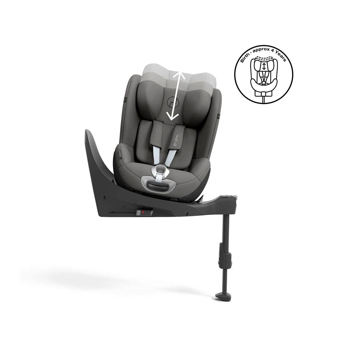 CYBEX Sirona T I-Size Car Seat - Mirage Grey 10 CYBEX Sirona T I-Size Car Seat - Mirage Grey - Image 8