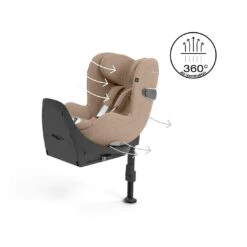 CYBEX Sirona T I-Size Plus Car Seat - Cozy Beige -Cybex cybex sirona t car seat plus cosy beige flat