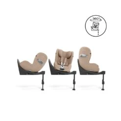 CYBEX Sirona T I-Size Plus Car Seat - Cozy Beige -Cybex cybex sirona t car seat plus cosy beige flat 5