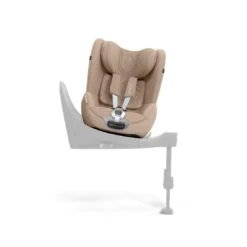 CYBEX Sirona T I-Size Plus Car Seat - Cozy Beige -Cybex cybex sirona t car seat plus cosy beige flat 6