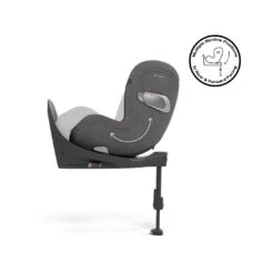 CYBEX Sirona T I-Size Plus Car Seat - Mirage Grey -Cybex cybex sirona t car seat plus mirage grey flat 2