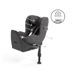 CYBEX Sirona T I-Size Plus Car Seat - Mirage Grey -Cybex cybex sirona t car seat plus mirage grey flat