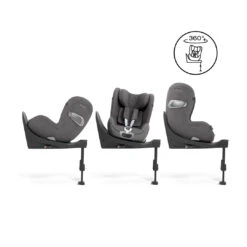 CYBEX Sirona T I-Size Plus Car Seat - Mirage Grey -Cybex cybex sirona t car seat plus mirage grey flat 5