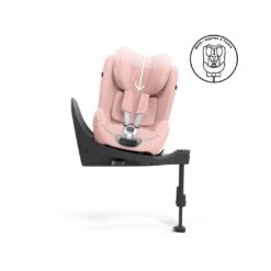 CYBEX Sirona T I-Size Plus Car Seat - Peach Pink -Cybex cybex sirona t car seat plus peach pink flat 5