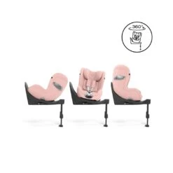 CYBEX Sirona T I-Size Plus Car Seat - Peach Pink -Cybex cybex sirona t car seat plus peach pink flat 6
