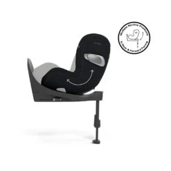 CYBEX Sirona T I-Size Plus Car Seat - Sepia Black -Cybex cybex sirona t car seat plus sepia black flat 2