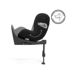 CYBEX Sirona T I-Size Car Seat - Sepia Black -Cybex cybex sirona t car seat sepia black flat 2