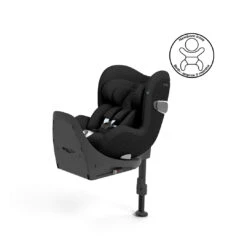 CYBEX Sirona T I-Size Car Seat - Sepia Black -Cybex cybex sirona t car seat sepia black flat 6