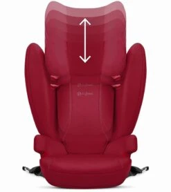 Cybex Solution B-fix Booster Car Seat - Dynamic Red (2 Pack) -Cybex cybex solution b fix booster car seat dynamic red 2 pack 196