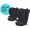 Cybex Solution B-fix Booster Car Seat - Volcano Black (2 Pack) -Cybex cybex solution b fix booster car seat volcano black 2 pack 190