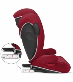 Cybex Solution B2-fix +Lux Booster Seat - Dynamic Red -Cybex cybex solution b2 fix lux booster seat dynamic red 167