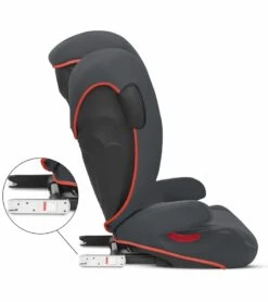 Cybex Solution B2-fix +Lux Booster Seat - Steel Grey -Cybex cybex solution b2 fix lux booster seat steel grey 169