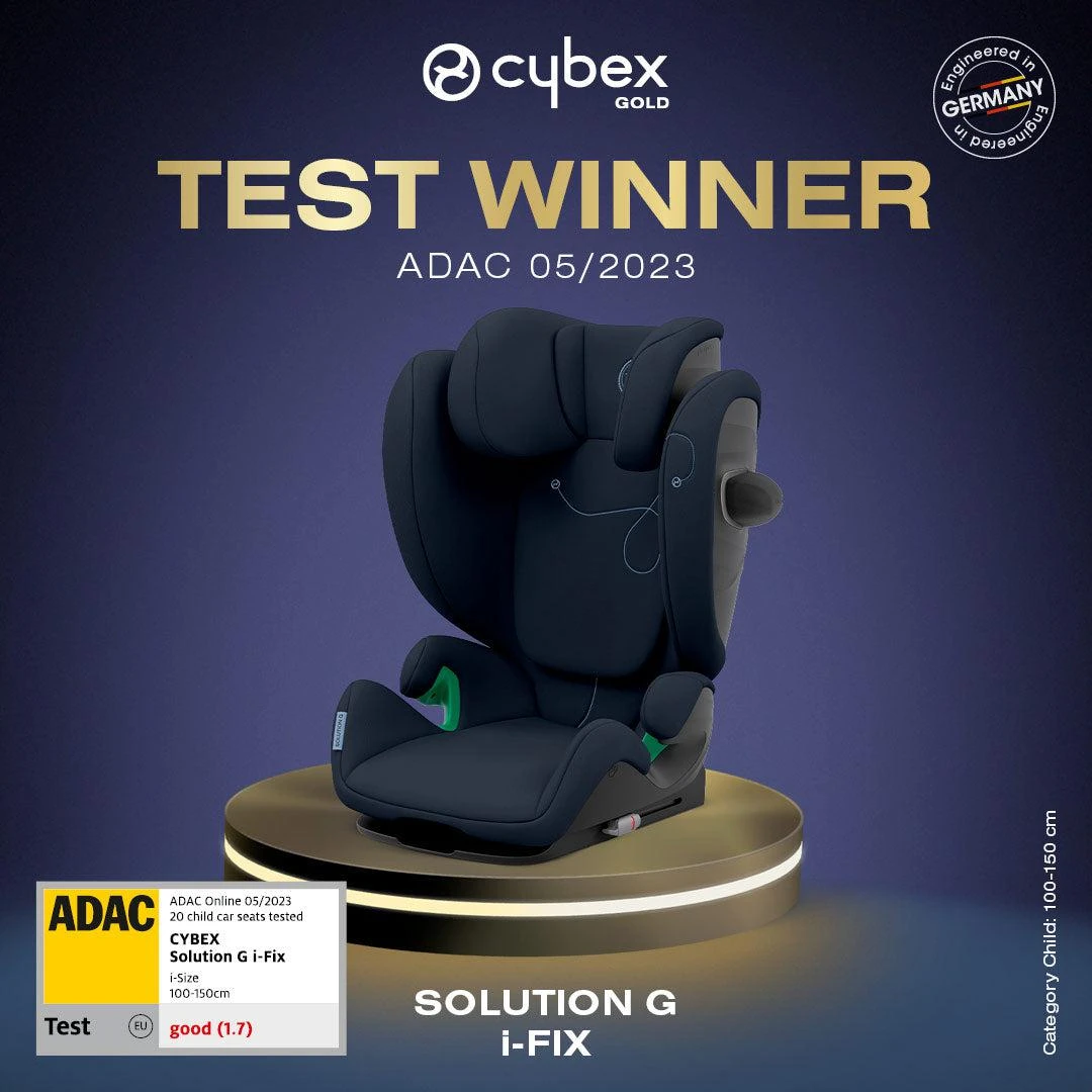 CYBEX Solution G I-Fix Car Seat - Moon Black 4 CYBEX Solution G I-Fix Car Seat - Moon Black - Image 2