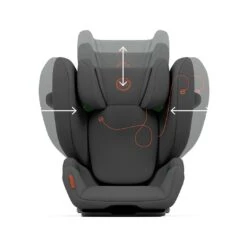 CYBEX Solution G I-Fix Car Seat - Lava Grey -Cybex cybex solution g i fix car seat lava grey 2