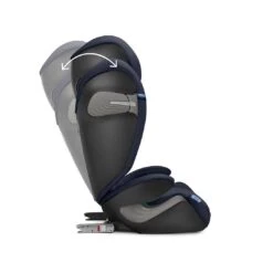 CYBEX Solution S2 I-Size Car Seat - Ocean Blue -Cybex cybex solution s2 i size car seat ocean blue 3