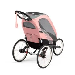 CYBEX ZENO Frame - Black + Pink -Cybex cybex zeno frame black pink 3
