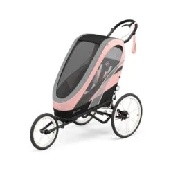 CYBEX ZENO Frame - Black + Pink -Cybex cybex zeno seat pack silver pink 2