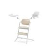 Cybex Lemo 3in1 Highchair Set Sand White -Cybex eating chairs cybex sand white cybex lemo 3in1 highchair set sand white 127357 64492