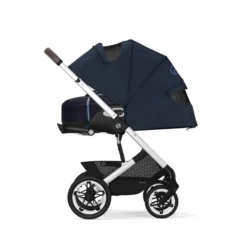 Cybex Talos S Lux Pushchair Ocean Blue, Silver Frame -Cybex pushchairs cybex ocean blue cybex talos s lux pushchair ocean blue silver frame 130773 77120