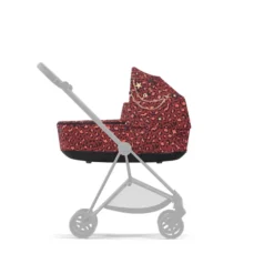 Cybex Mios Lux Carrycot, Fashion Rockstar -Cybex stroller carrycots cybex dark red cybex mios lux carrycot fashion rockstar 128468 67895