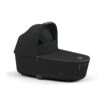 Cybex Priam V4 Lux Carry Cot, Deep Black -Cybex stroller carrycots cybex deep black cybex priam v4 lux carry cot deep black 125861 59384
