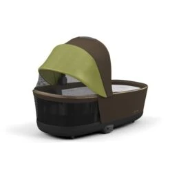 Cybex Priam V4 Lux Carry Cot Khaki Green -Cybex stroller carrycots cybex khaki green cybex priam v4 lux carry cot khaki green 126560 61369