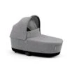 Cybex Priam V4 Lux Carry Cot PLUS Manhattan Grey -Cybex stroller carrycots cybex manhattan grey cybex priam v4 lux carry cot plus manhattan grey 126562 61372