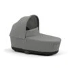 Cybex Priam V4 Lux Carrycot, Mirage Grey -Cybex stroller carrycots cybex mirage grey cybex priam v4 lux carrycot mirage grey 130269 76630