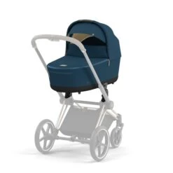 Cybex Priam V4 Lux Carry Cot, Mountain Blue -Cybex stroller carrycots cybex mountain blue cybex priam v4 lux carry cot mountain blue 126032 60536