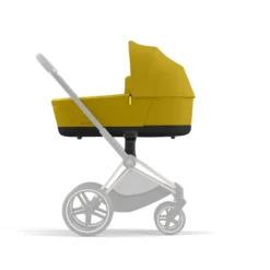Cybex Priam V4 Lux Carry Cot, Mustard Yellow -Cybex stroller carrycots cybex mustard yellow cybex priam v4 lux carry cot mustard yellow 126031 60528
