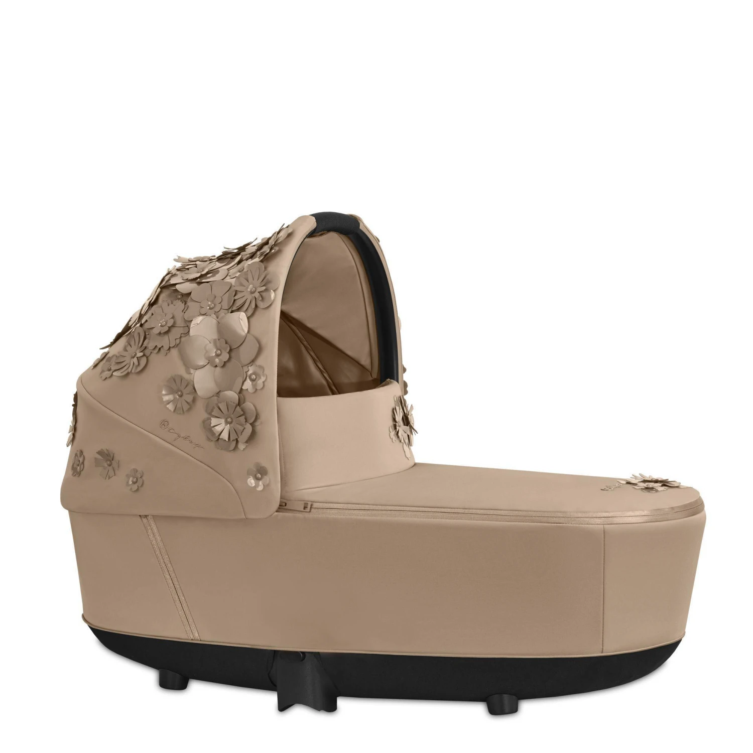 Cybex Priam 3 Lux Carry Cot Simply Flowers Nude Beige 3 Cybex Priam 3 Lux Carry Cot Simply Flowers Nude Beige