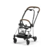 Cybex Mios V3 Frame Chrome, With Brown Details -Cybex stroller frames cybex chrome brown cybex mios v3 frame chrome with brown details 125945 59578