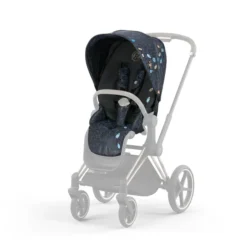 Cybex Priam Stroller Set Jewels Of Nature, Rose Gold Frame -Cybex stroller seats cybex dark blue cybex priam v4 seat pack jewels of nature 126950 62579