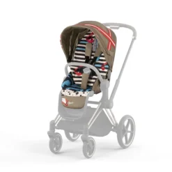 Cybex Priam Stroller Set Karolina Kurkova One Love, Rose Gold Frame -Cybex stroller seats cybex one love cybex priam v4 seat pack karolina kurkova one love 126739 62054